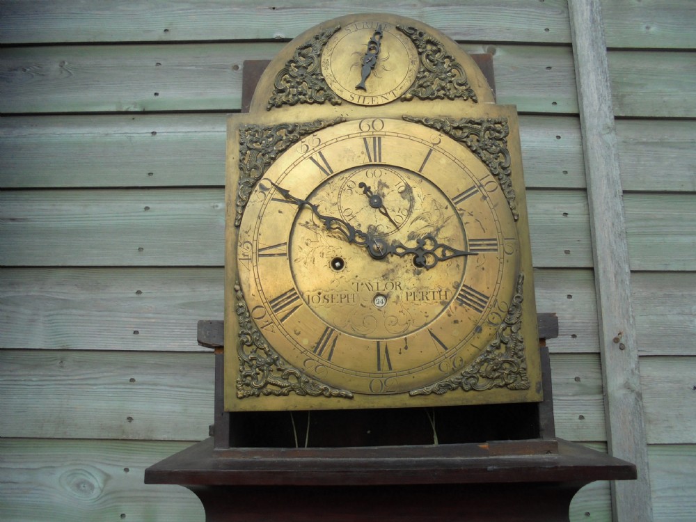Scottish mahogany  long case clock Joseph Taylor Perth View VII