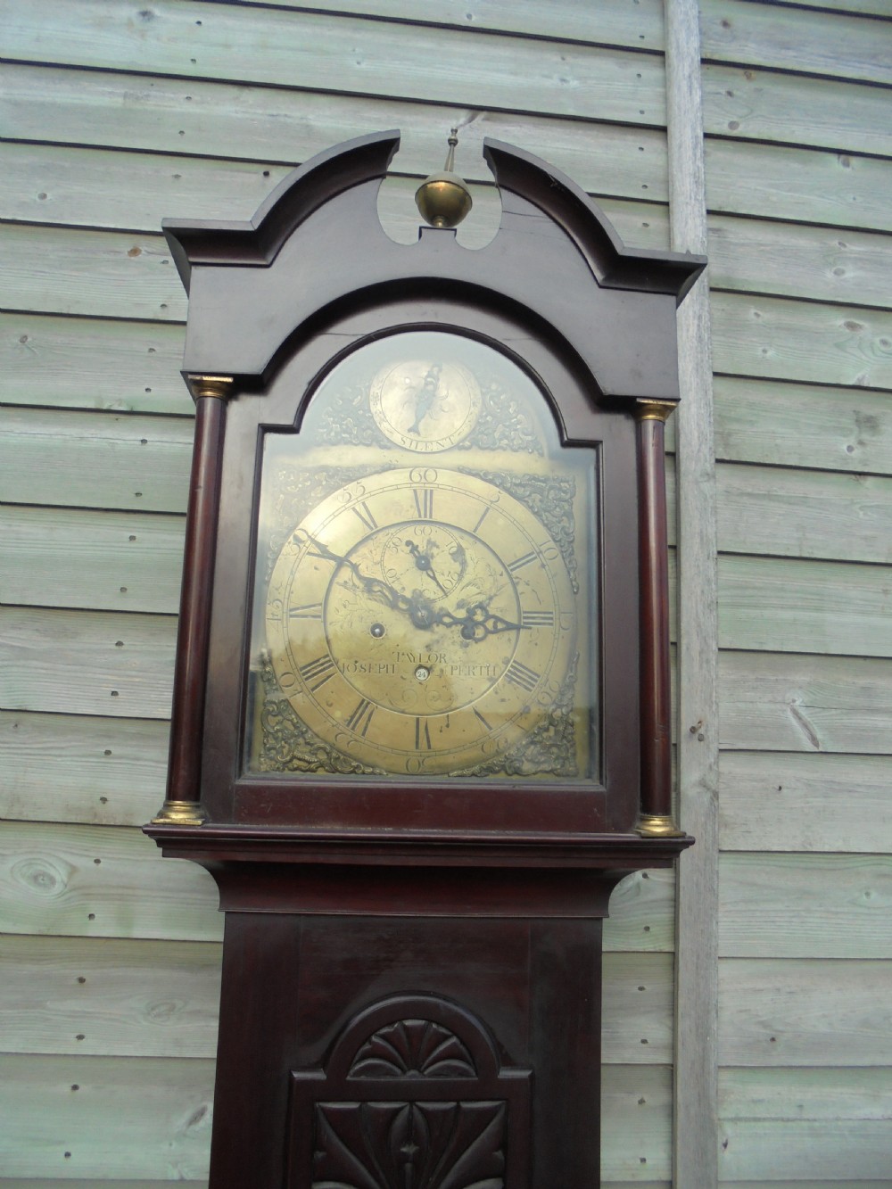 Scottish mahogany  long case clock Joseph Taylor Perth View IX