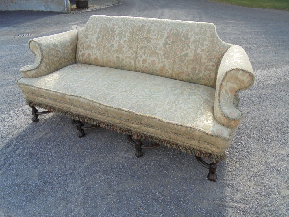 William & Mary style settee, sofa. Three seater View VI