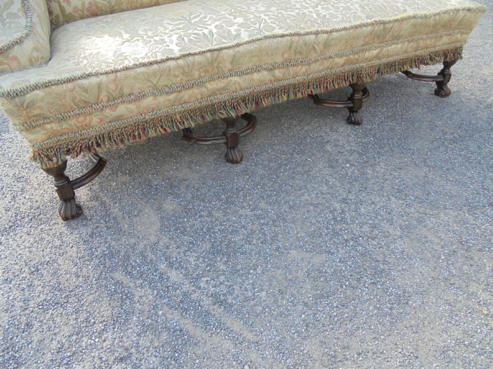 William & Mary style settee, sofa. Three seater View IV