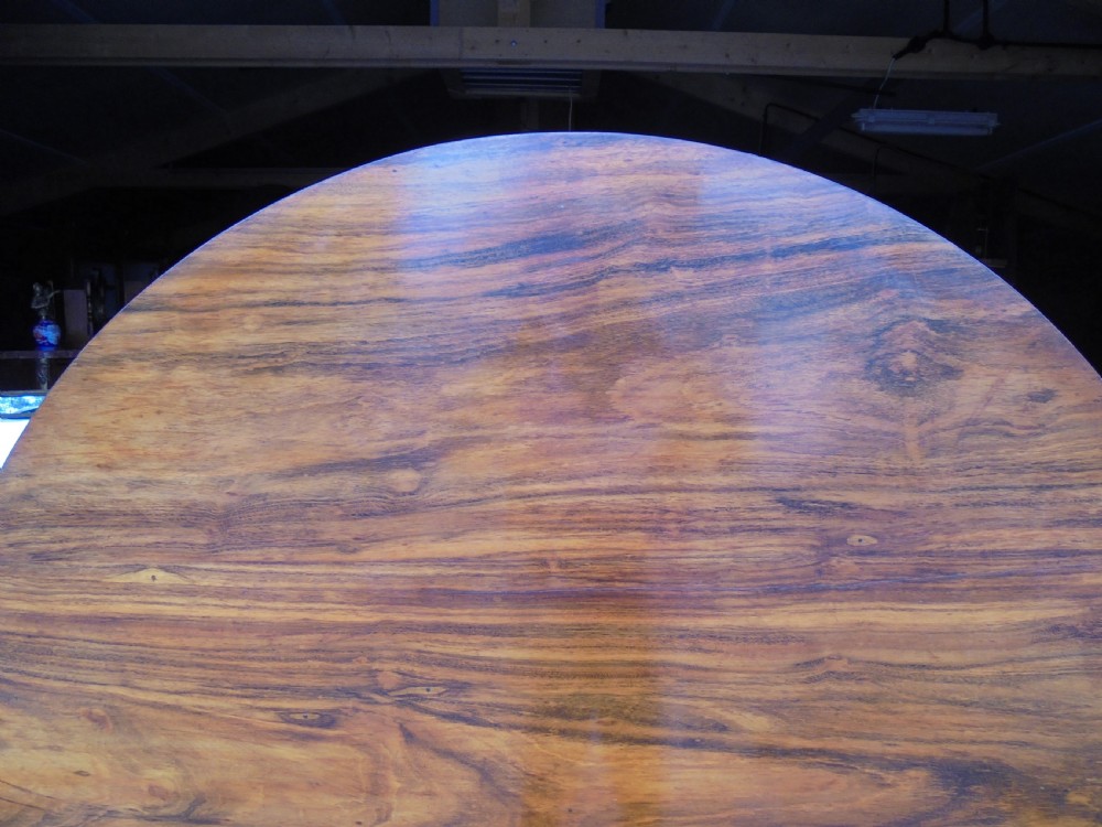 Victorian circular rosewood hall or dining table View III