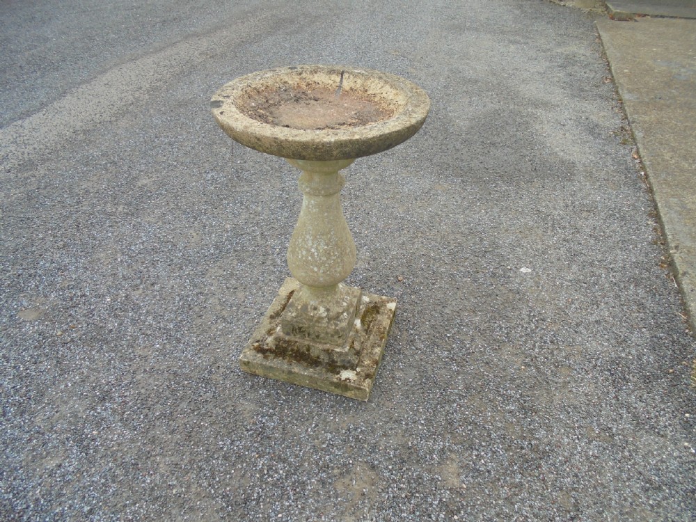 Victorian Hamstone Bird Bath View III