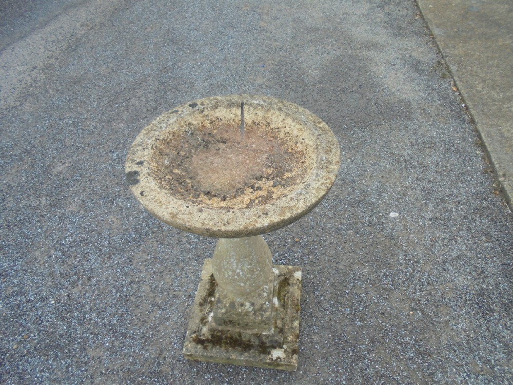 Victorian Hamstone Bird Bath View IV