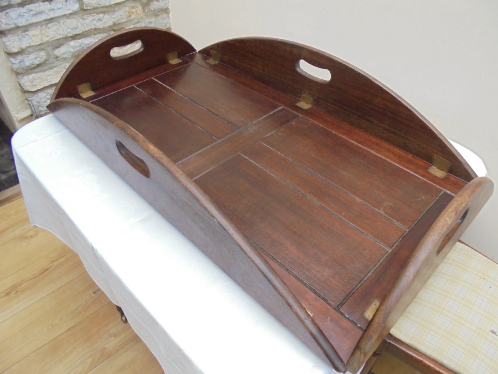 Early 19th century mahogany Butler's tray View II