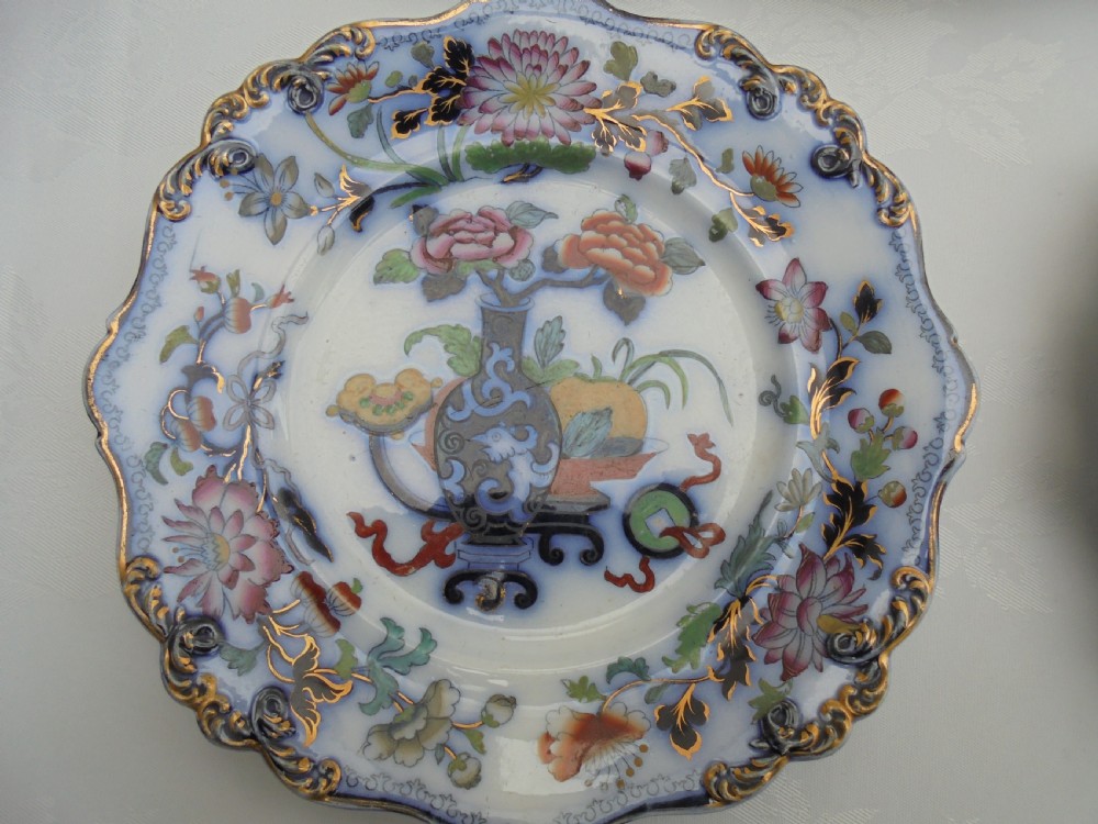 19th century decorative part dinner service View III