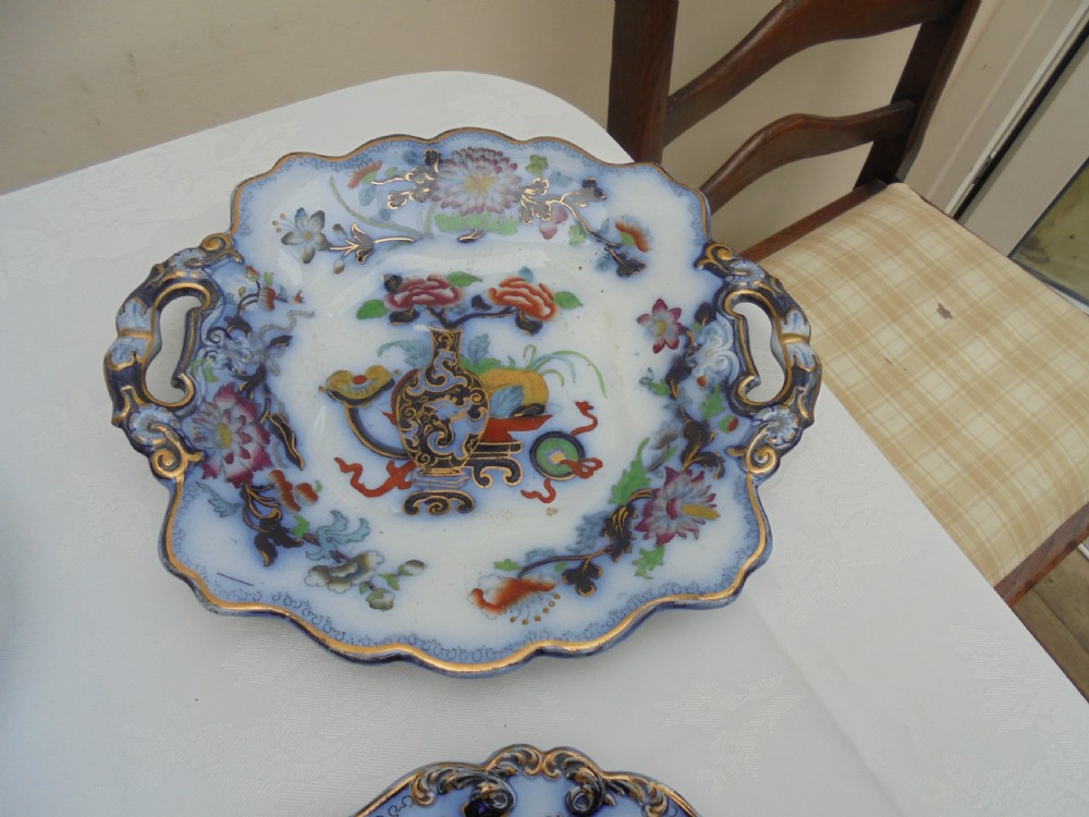 19th century decorative part dinner service View VII