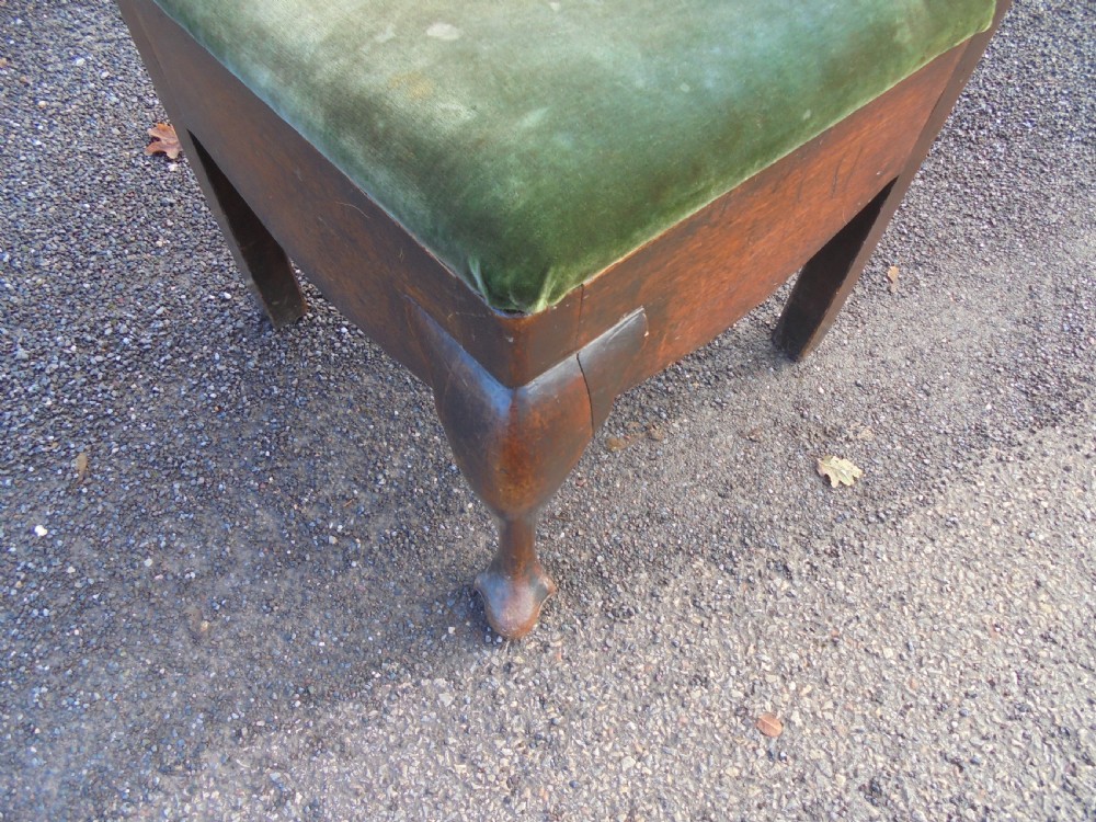 18th century mahogany corner commode chair View II