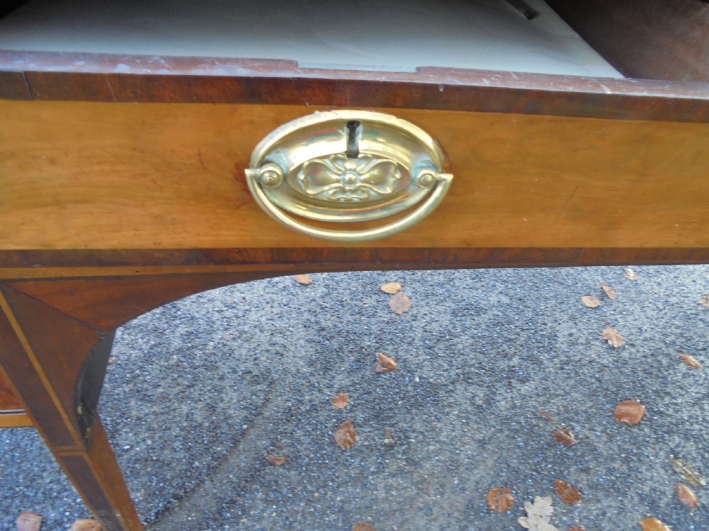 18th century Sheraton period breakfront sideboard View V
