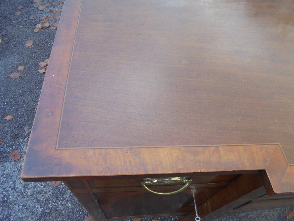 18th century Sheraton period breakfront sideboard View VII