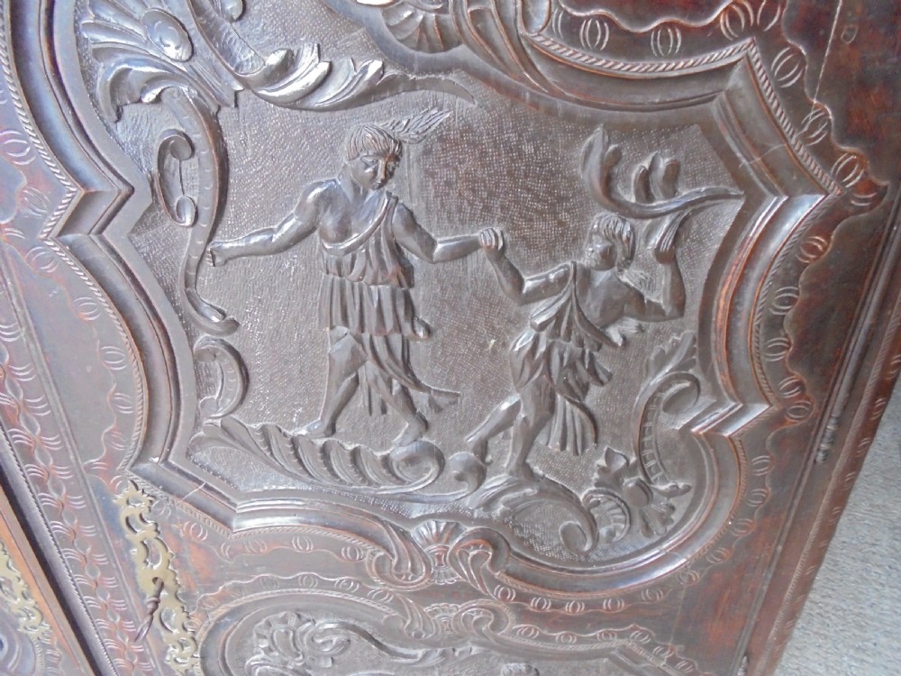 18th century French cupboard with carvings View V