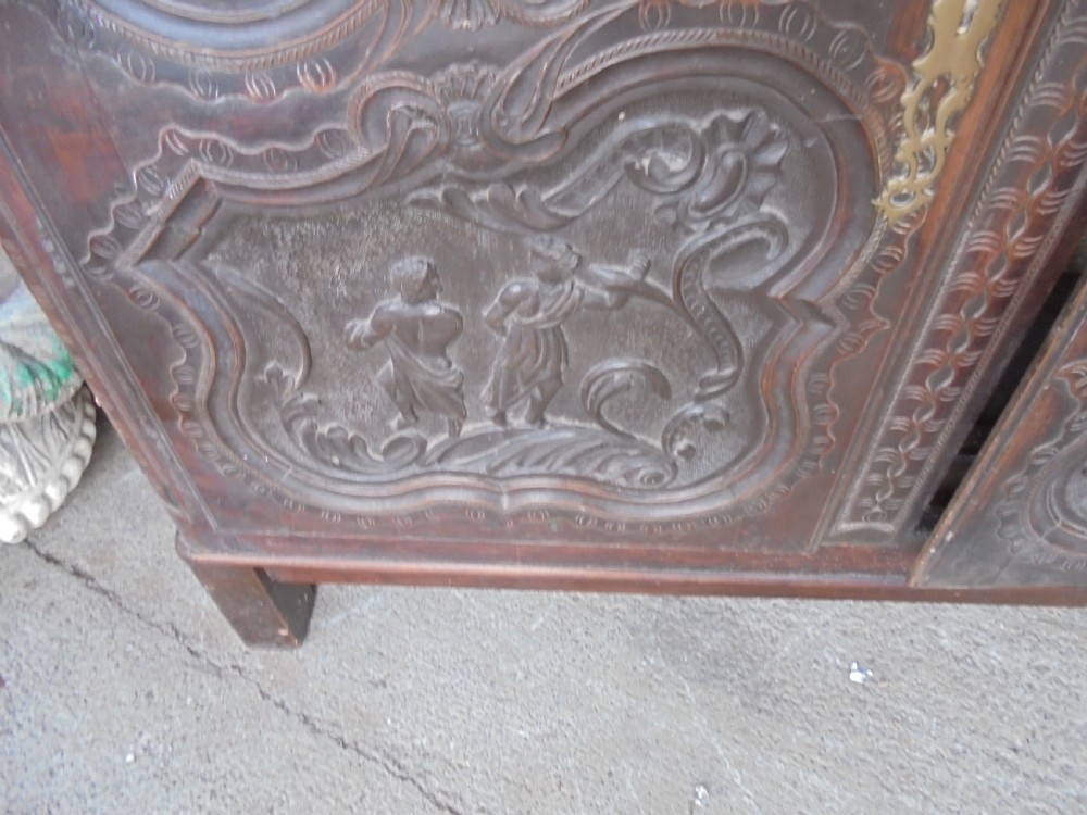 18th century French cupboard with carvings View VII