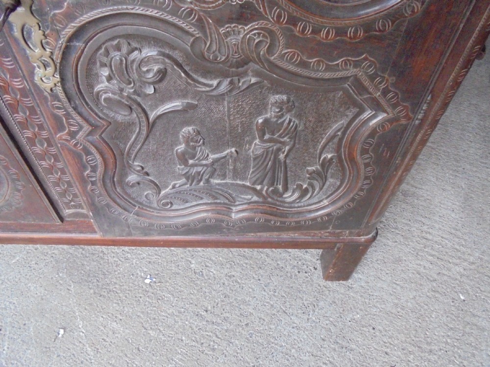 18th century French cupboard with carvings View VIII