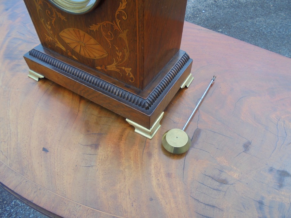 Edwardian bracket clock by Benson of London View IV