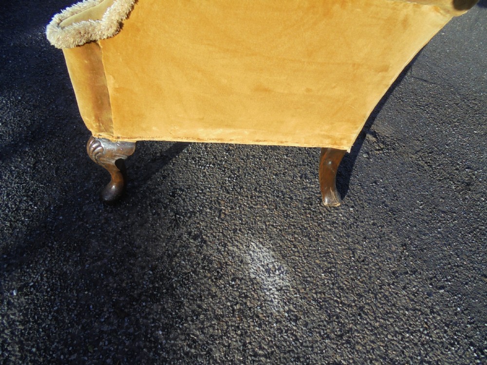 Ladies high back winged armchair View V