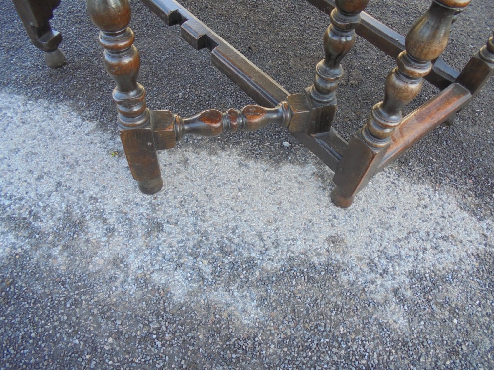 Large double gate oak Gateleg Table View II