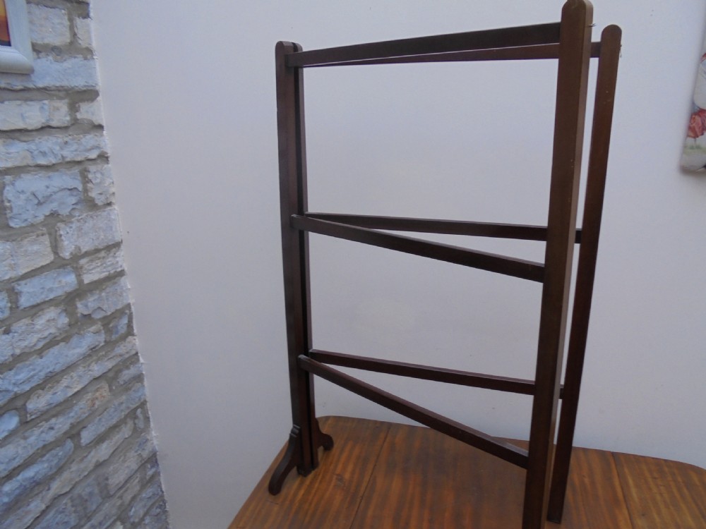 Late Victorian towel rail or clothes rail View III