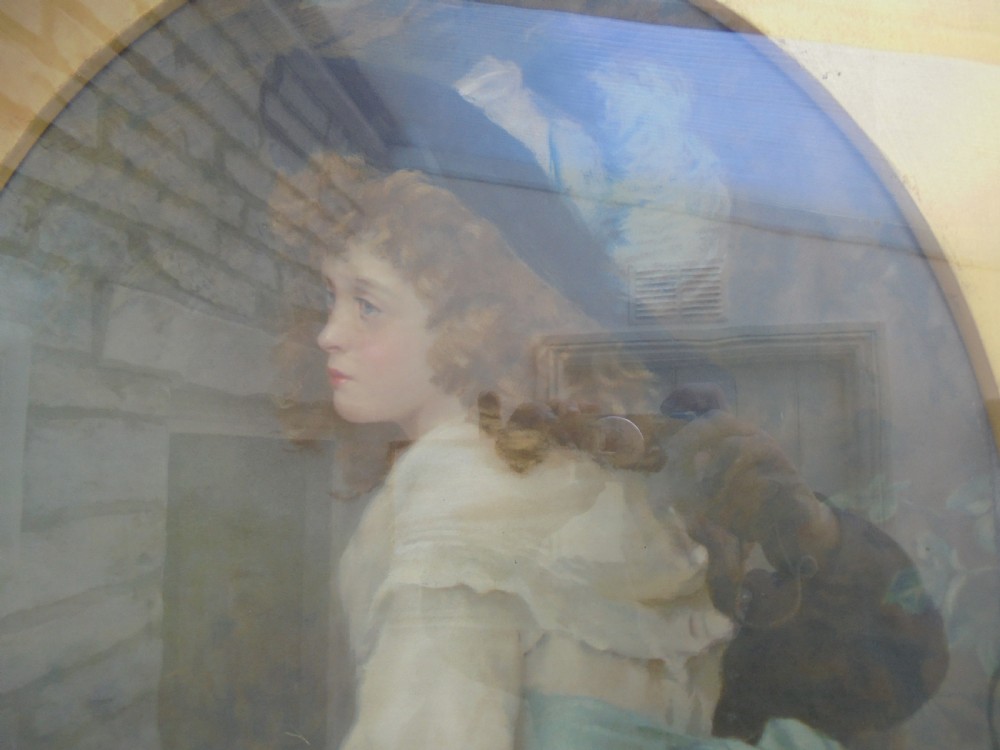 19th century pastel portrait of young lady View II