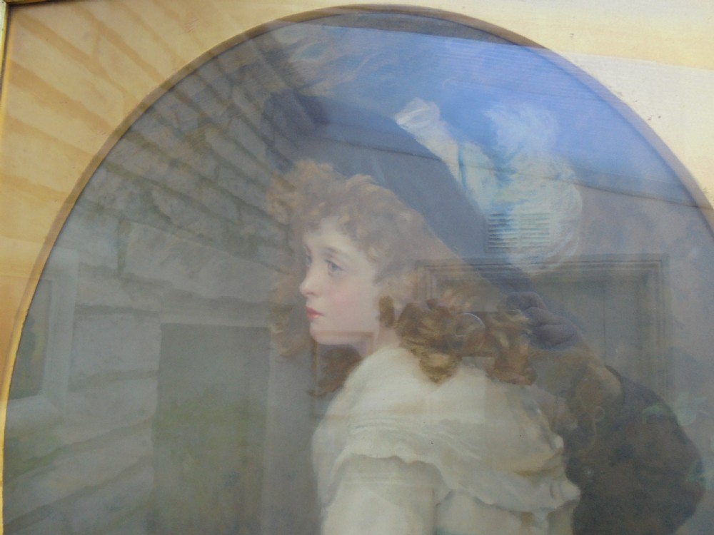 19th century pastel portrait of young lady View IV