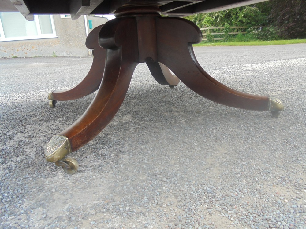 Large late Regency mahogany  coffee table View II