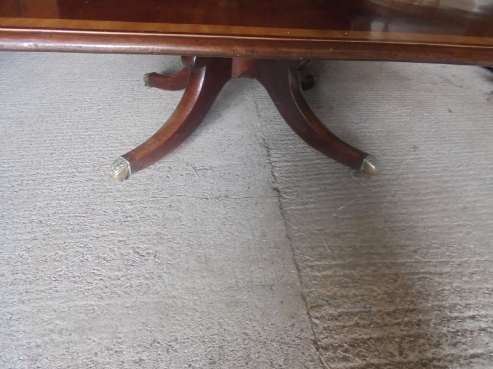 Large late Regency mahogany  coffee table View VI