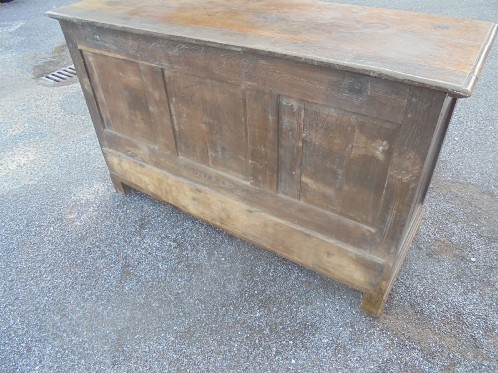 18th century oak mule chest storage box View VIII