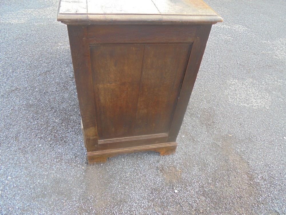 18th century oak mule chest storage box View IX