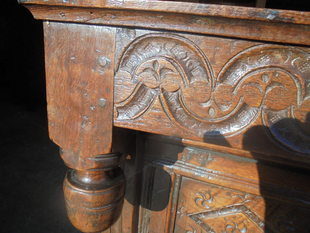 17th century oak cupboard View II