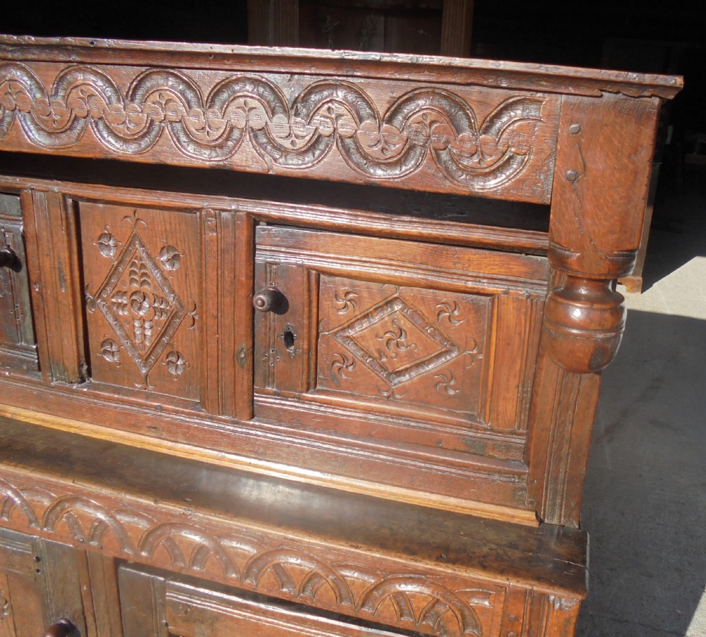 17th century oak cupboard View III