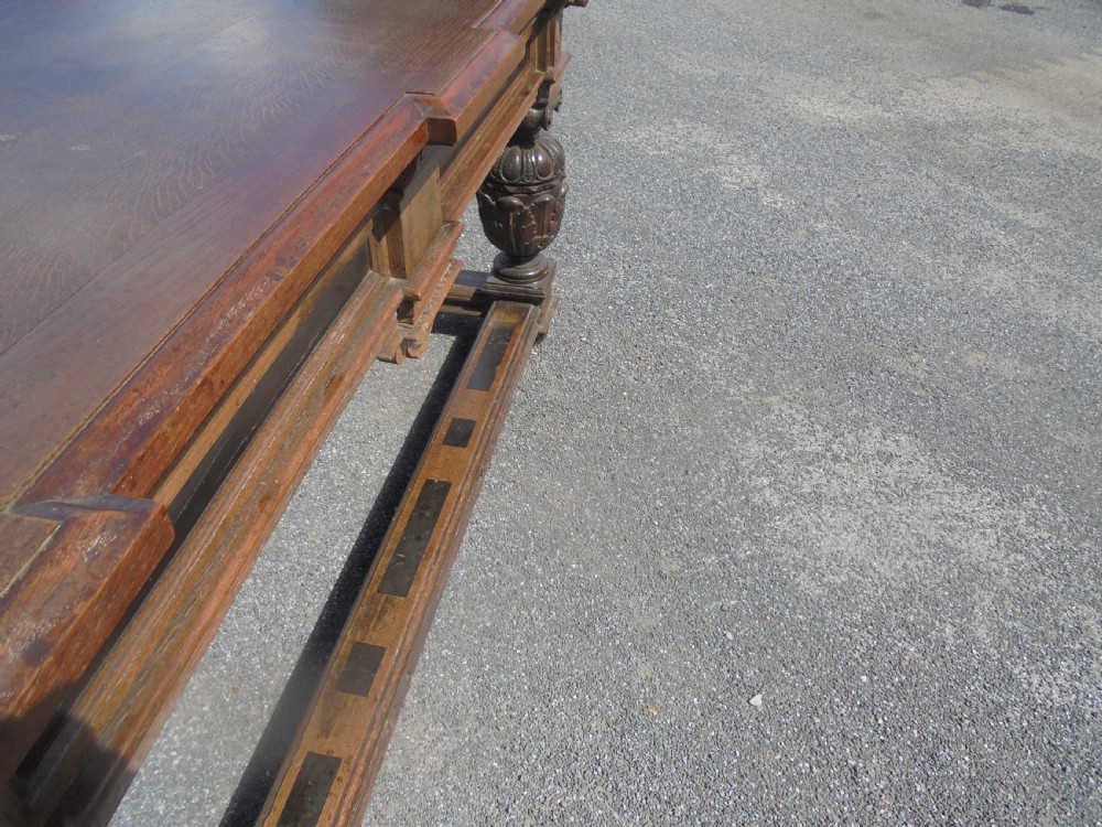 Late 17th century oak centre table possibly Flemish View VII