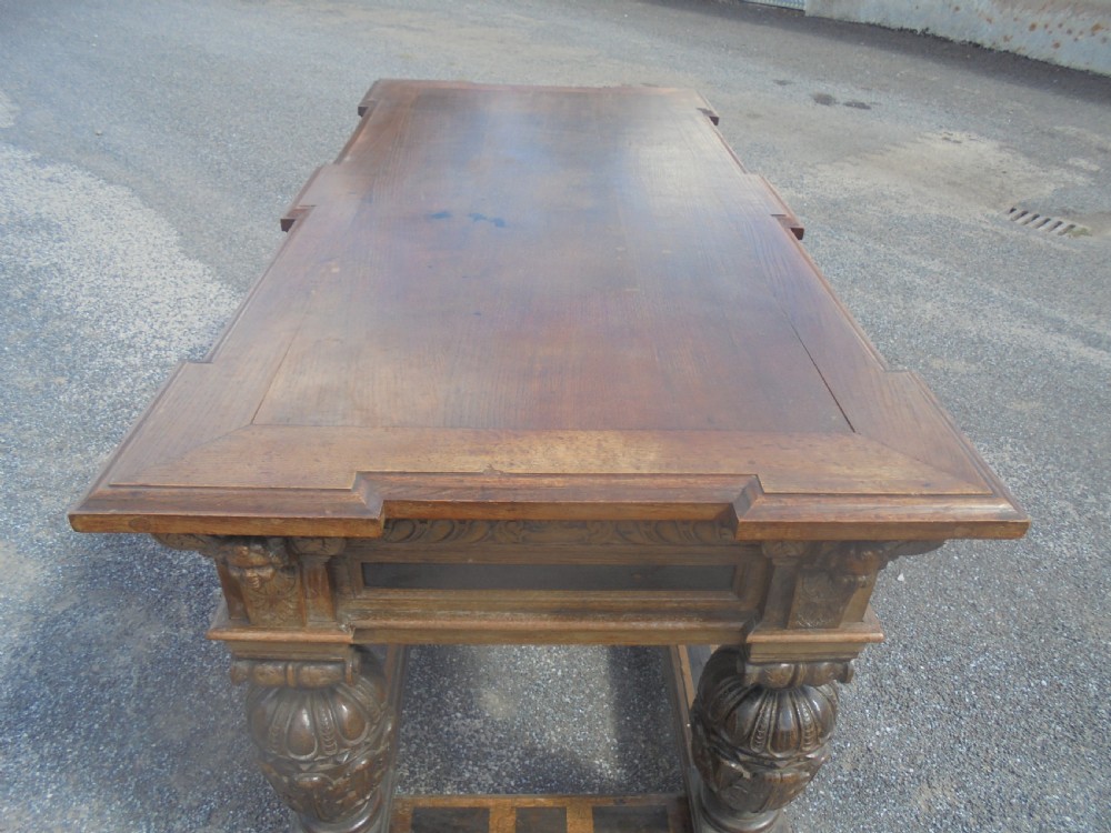 Late 17th century oak centre table possibly Flemish View IX