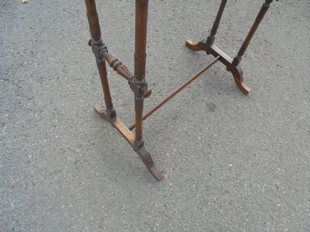 19th century rosewood occasional table. Signed Jewell View IV