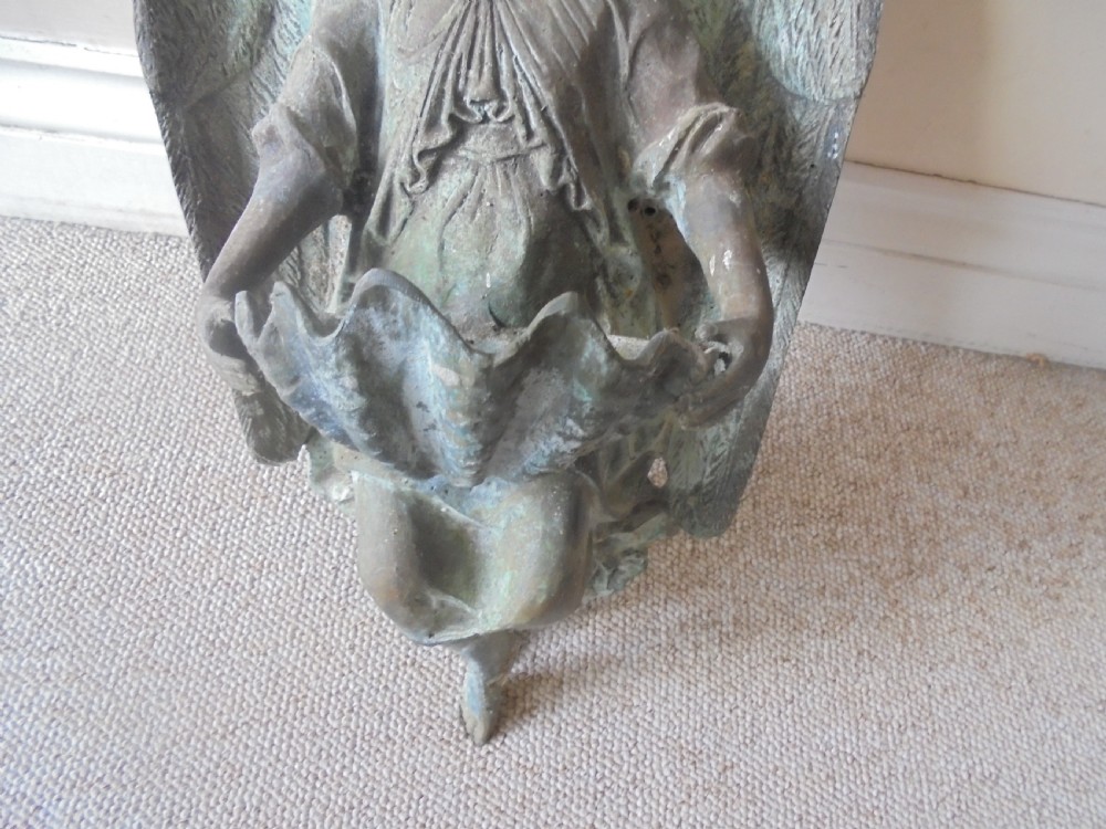 19th century bronze winged cherub View IV