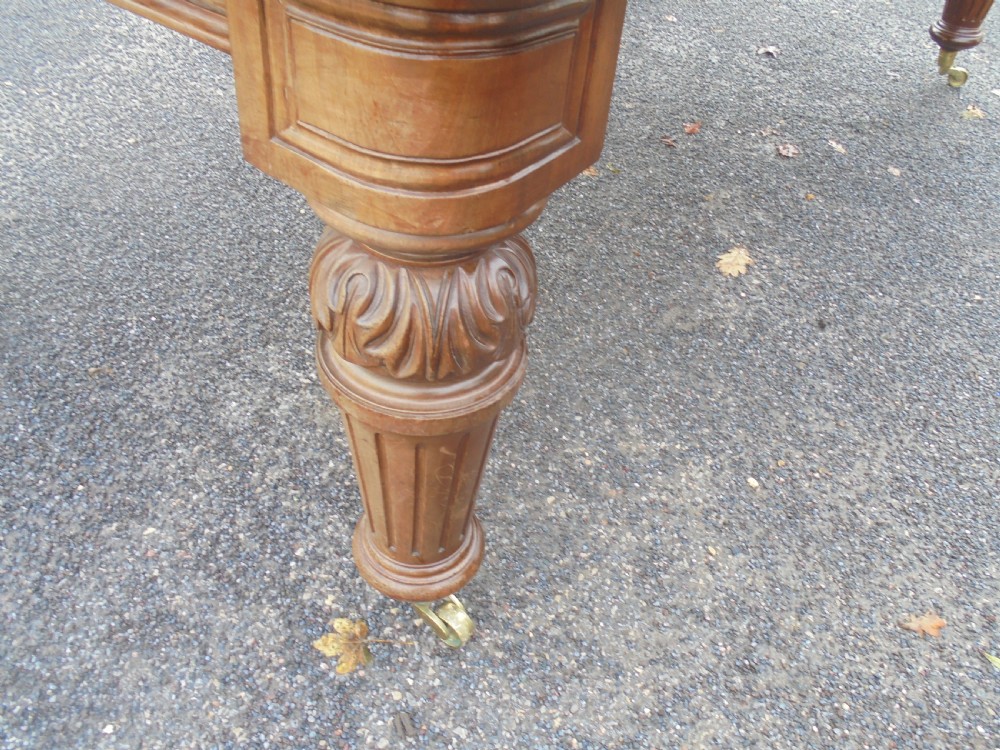 Victorian extension dining table. Seats twelve View III