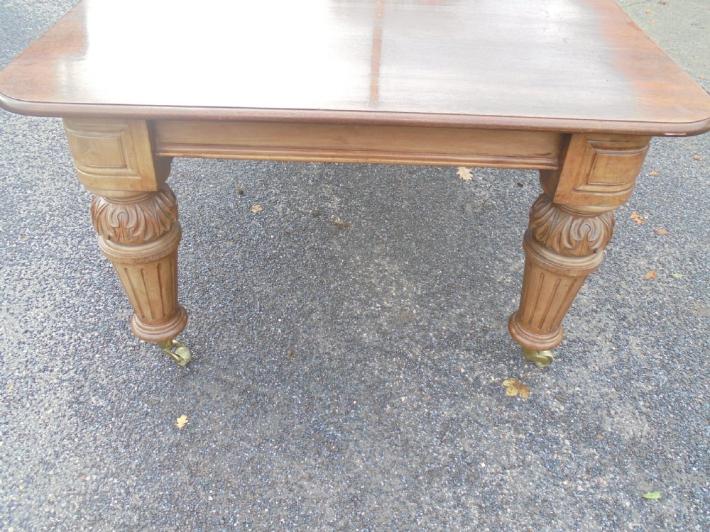Victorian extension dining table. Seats twelve View IV