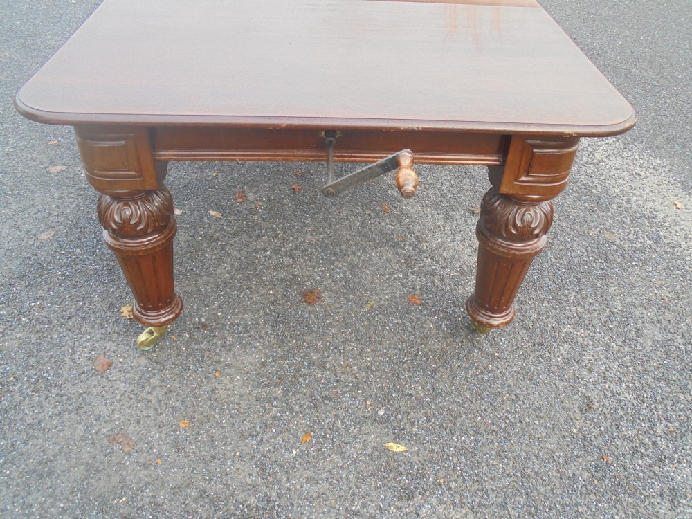 Victorian extension dining table. Seats twelve View V