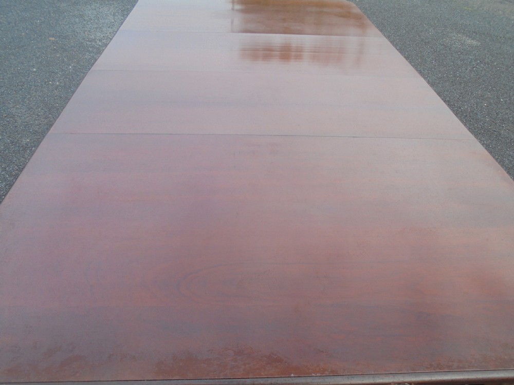 Victorian extension dining table. Seats twelve View VI
