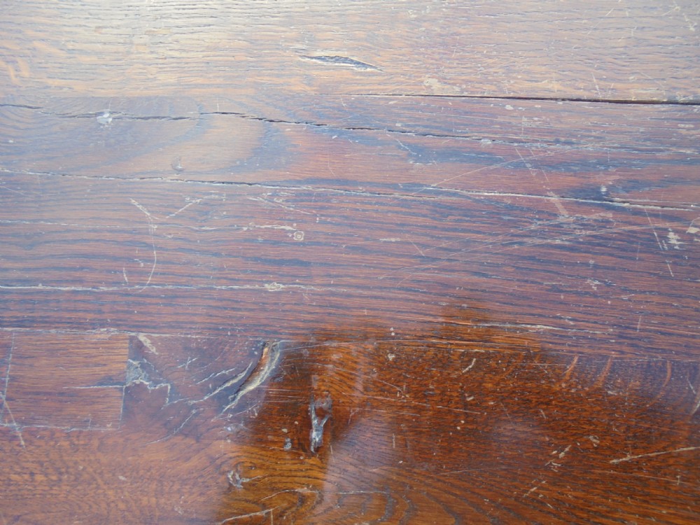 Oak refectory dining kitchen farmhouse table . View IV