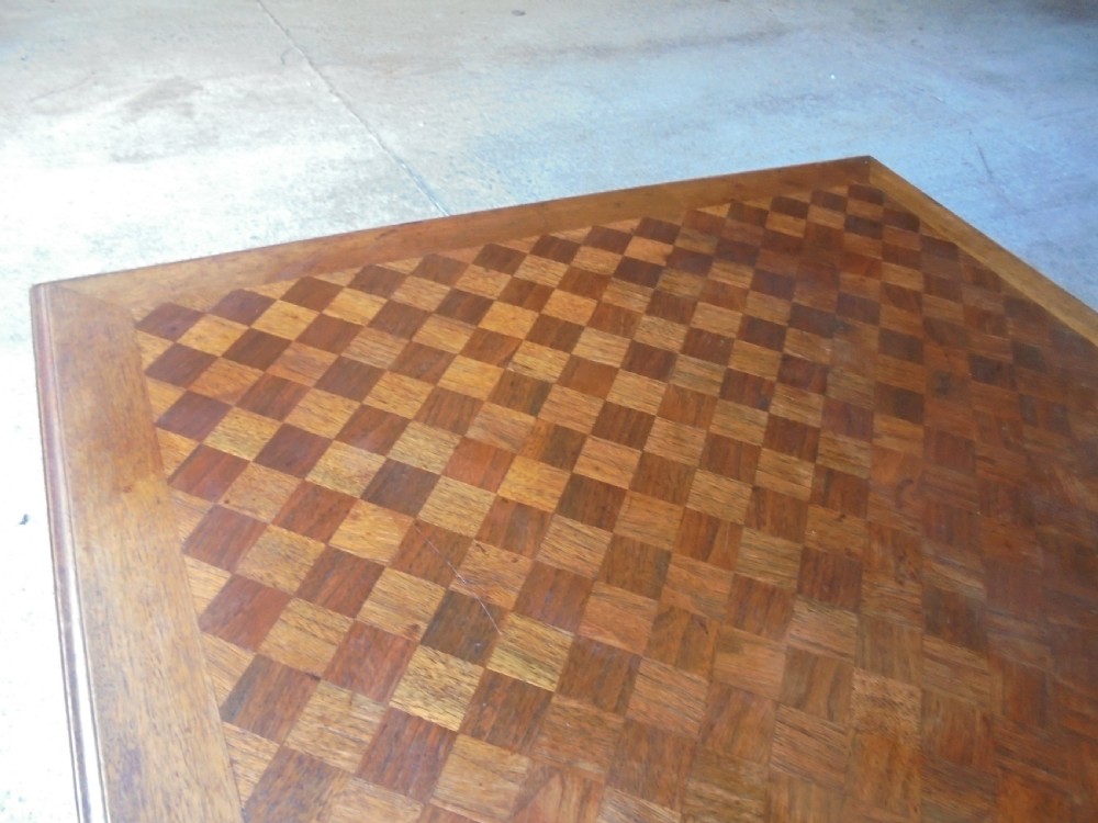 French walnut partners desk View VIII