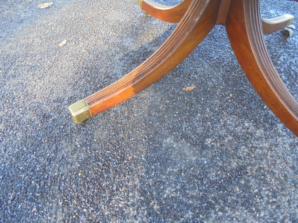 Large mahogany coffee table View III