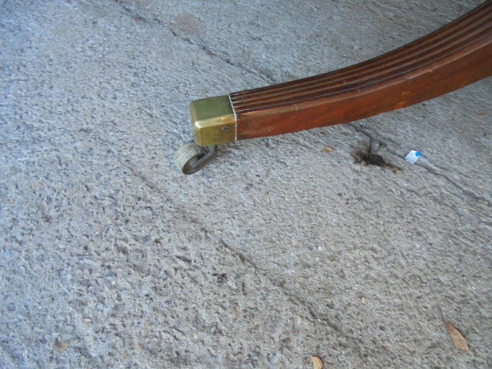 Large mahogany coffee table View VIII