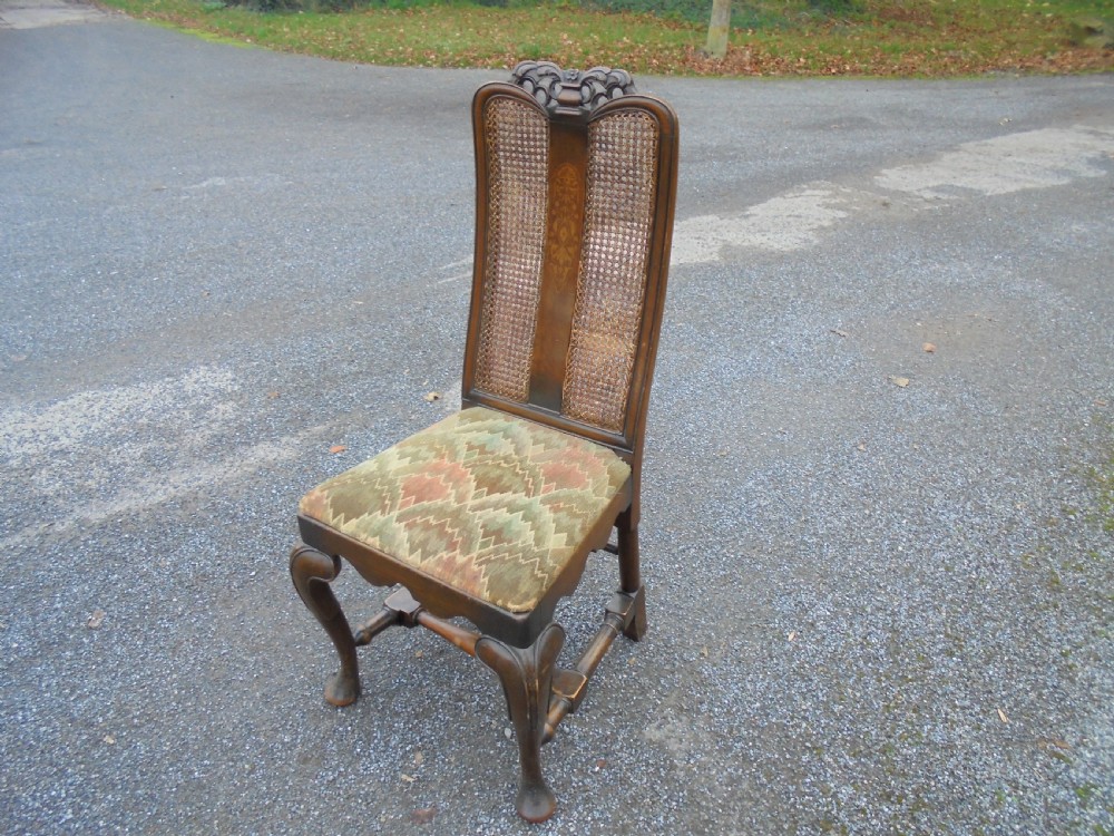 Antique set of ten dining chairs View V