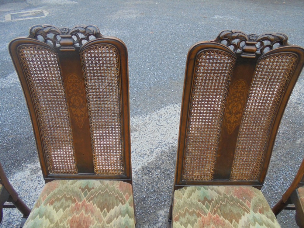 Antique set of ten dining chairs View VI
