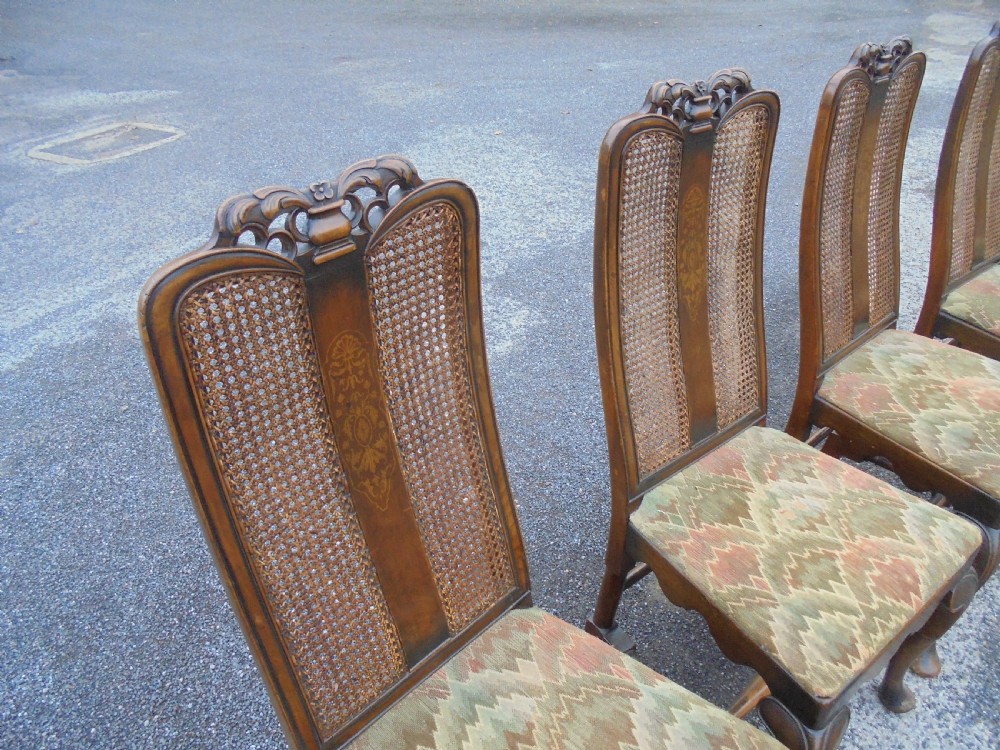 Antique set of ten dining chairs View XI