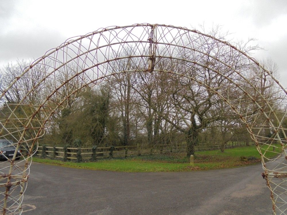 Wire work garden arbour View III