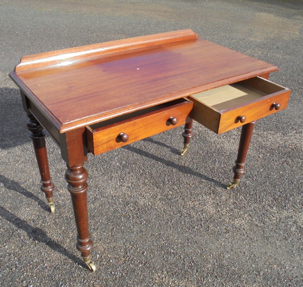 Victorian Gents writing table View IV