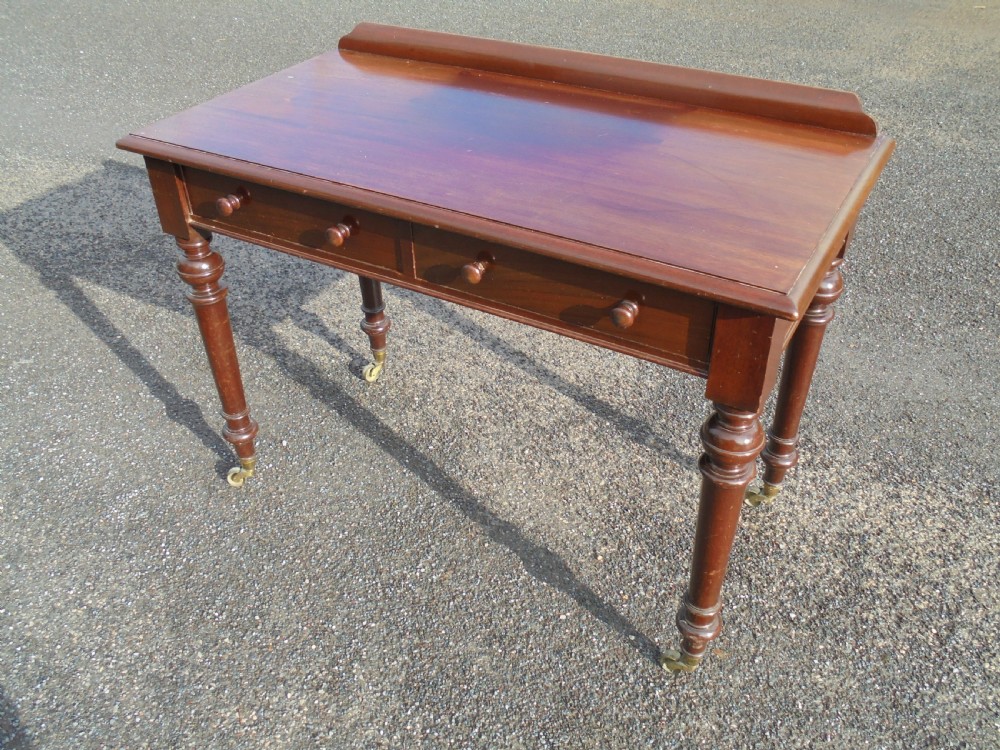 Victorian Gents writing table View VIII