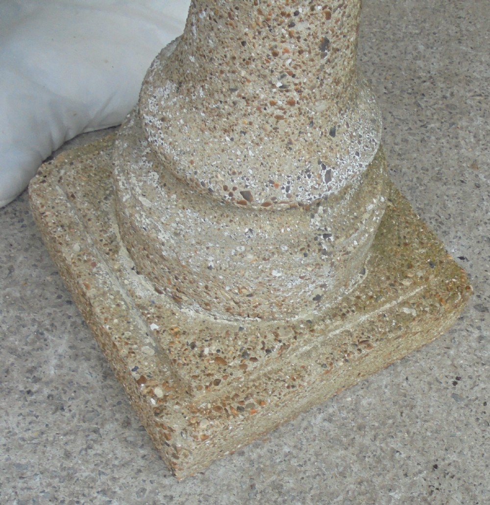 Weathered sandstone bird bath View II