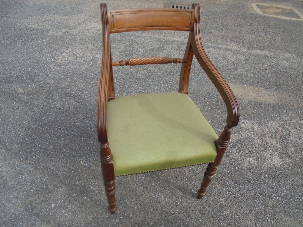 Antique Set of eight Regency dining chairs View VI