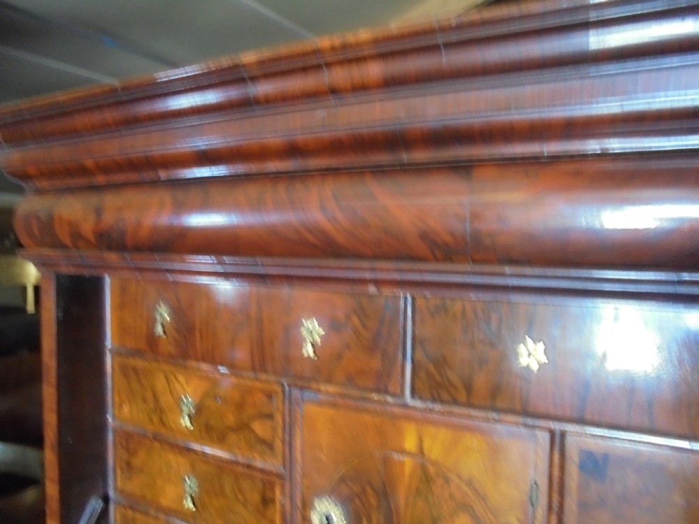 William &Mary 18th century walnut fall front escritoire View V