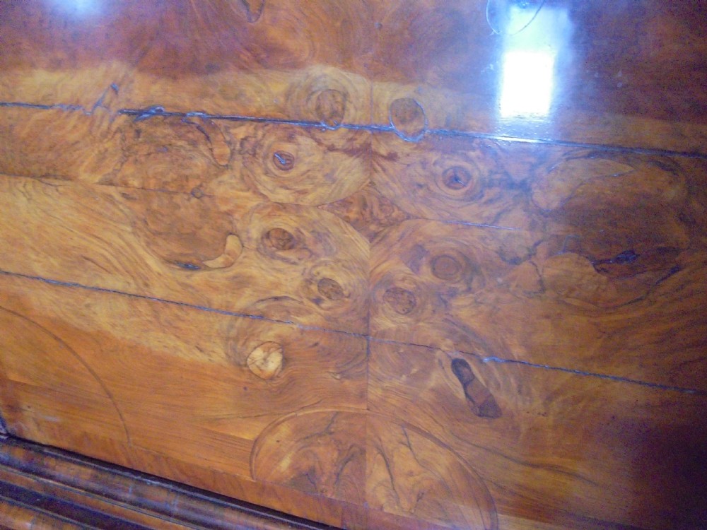 William &Mary 18th century walnut fall front escritoire View X